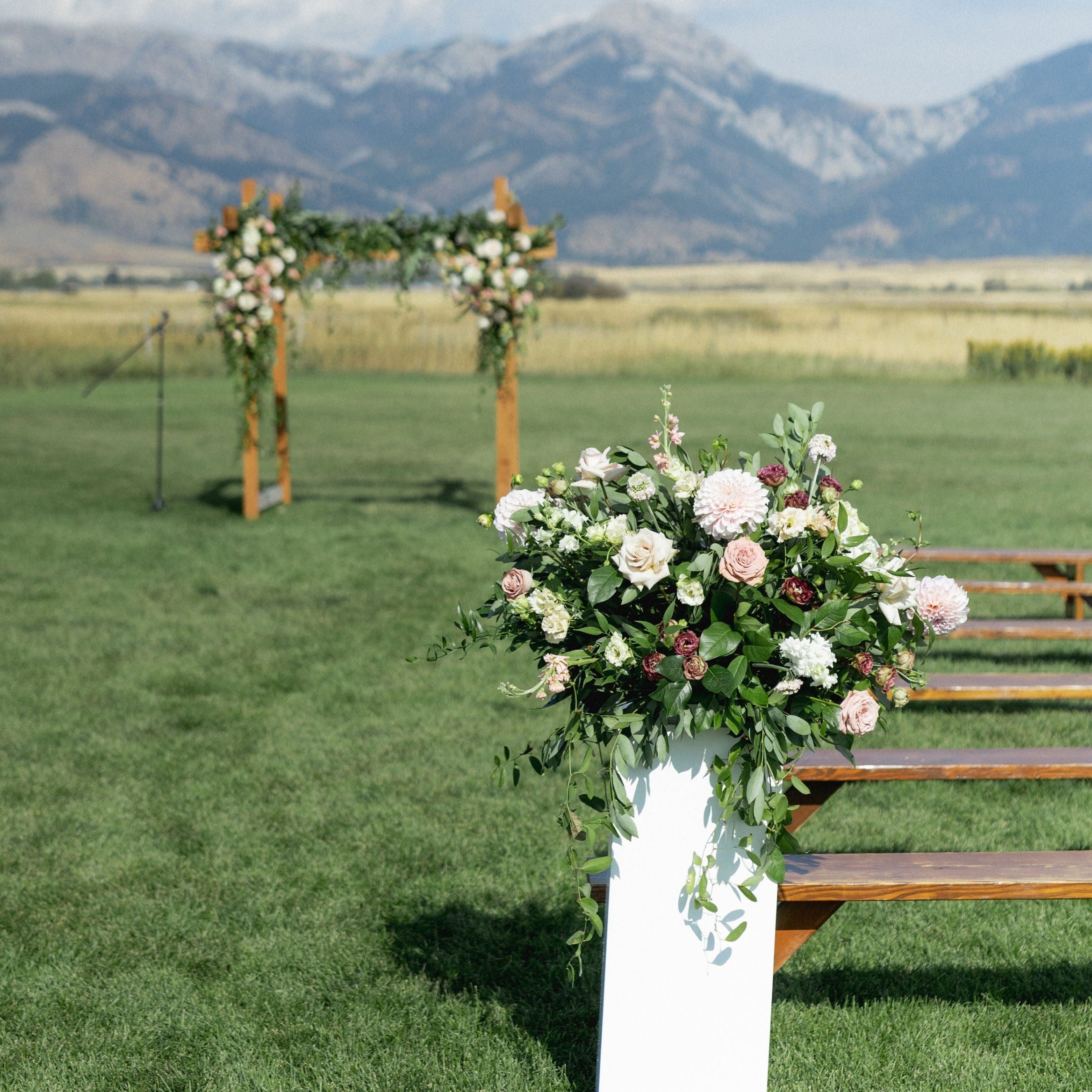 Pedestal Flowers